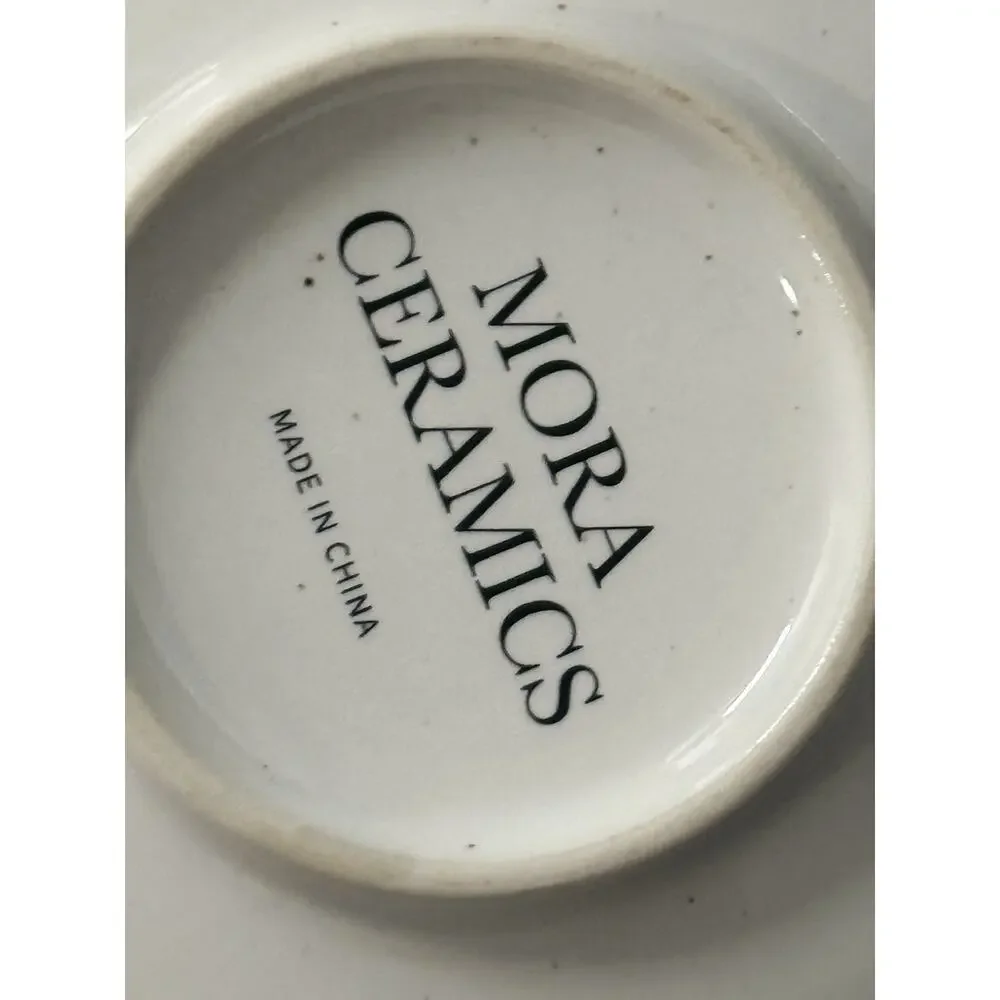 Mora Ceramics Demitasse Espresso Cup & Saucer Set